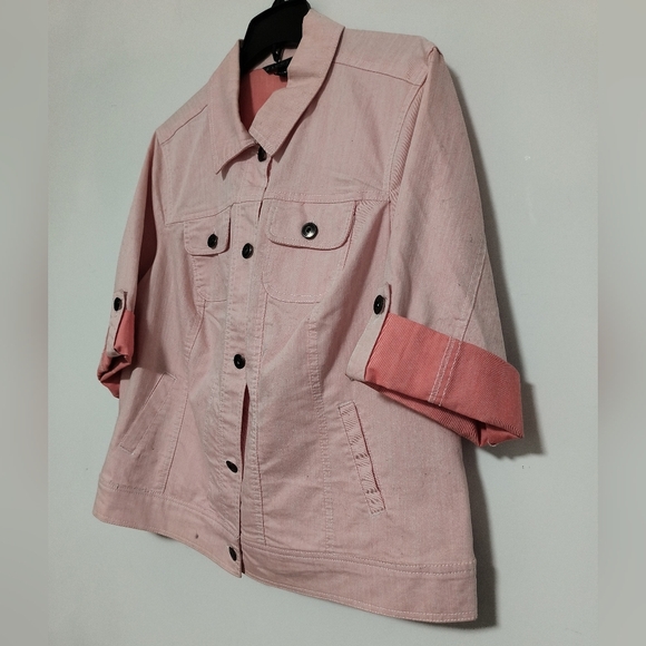 Women's Light Coral Jacket / Size 2X - Picture 2 of 8